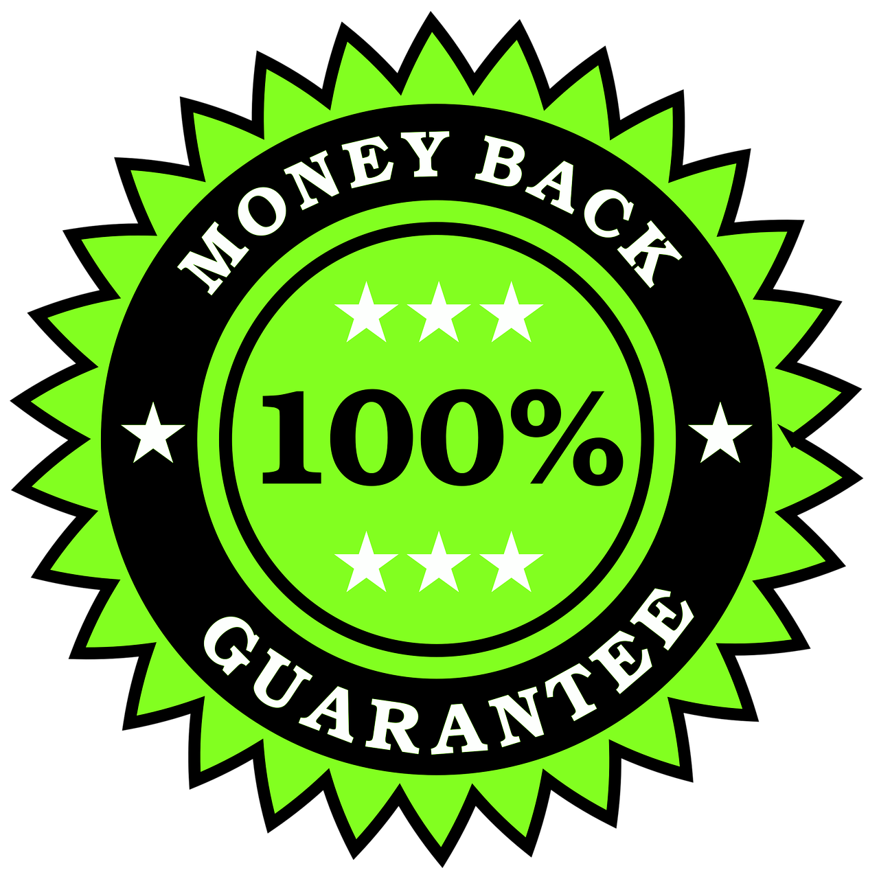 money back guarantee